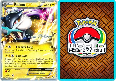 Raikou EX - World Championship 2012 - Pokemon | TrollAndToad