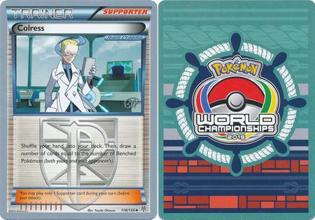 Colress 118 135 2015 World Championship Card World Championship 2015 Singles Colress 118 135 2015 World Championship Card World Championship 2015 Singles