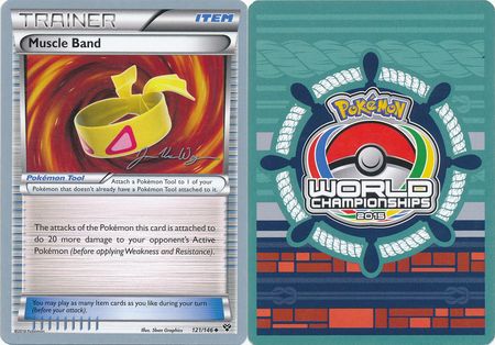 Muscle Band 121 146 2015 World Championship Card Muscle Band 121 146 2015 World Championship Card