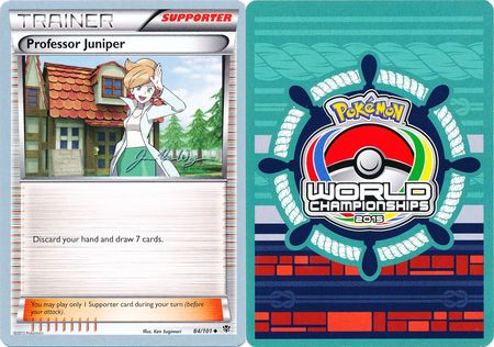 Professor Juniper 84 101 2015 World Championship Card Professor Juniper 84 101 2015 World Championship Card