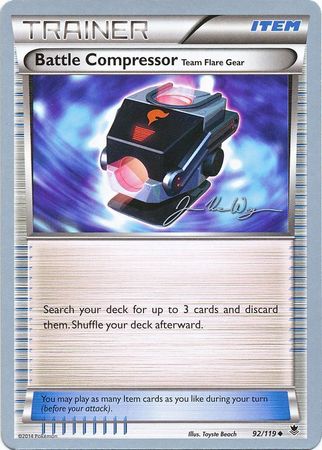 Battle Compressor 92 119 2015 World Championship Card World Championship 2015 Singles Battle Compressor 92 119 2015 World Championship Card World Championship 2015 Singles