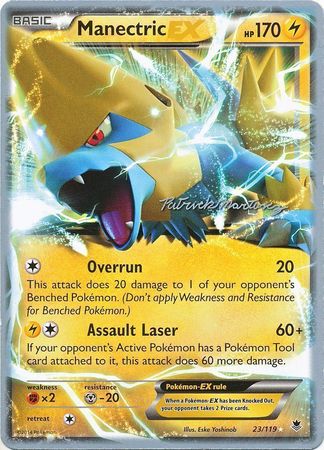 Manectric EX 23 119 2015 World Championship Card World Championship 2015 Singles Manectric EX 23 119 2015 World Championship Card World Championship 2015 Singles