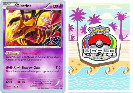 Giratina XY184 2017 World Championship Card World Championship 2017 Singles Giratina XY184 2017 World Championship Card World Championship 2017 Singles