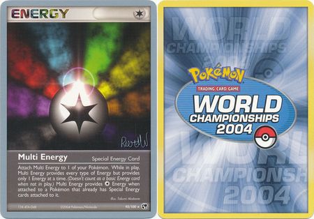 Multi Energy 93 100 2004 World Championship Card World Championship 2004 Singles Multi Energy 93 100 2004 World Championship Card World Championship 2004 Singles