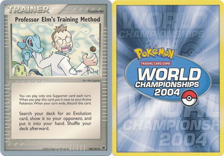 Professor Elm s Training Method 148 165 2004 World Championship Card World Championship 2004 Singles Professor Elm s Training Method 148 165 2004 World Championship Card World Championship 2004 Singles