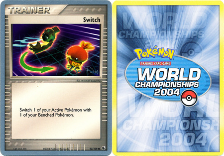 Switch 92 109 2004 World Championship Card Switch 92 109 2004 World Championship Card
