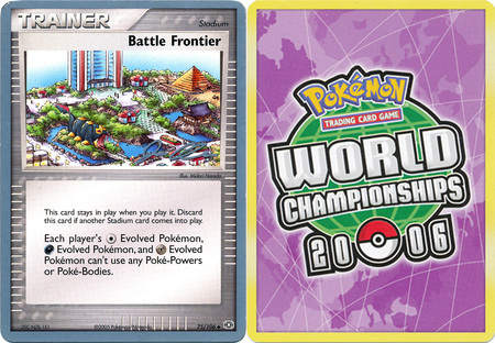 Battle Frontier 75106 2006 World Championship Card