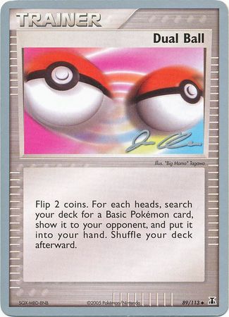 Dual Ball 89 113 2006 World Championship Card Dual Ball 89 113 2006 World Championship Card