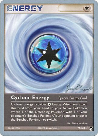 Cyclone Energy 90 108 2008 World Championship Card Cyclone Energy 90 108 2008 World Championship Card