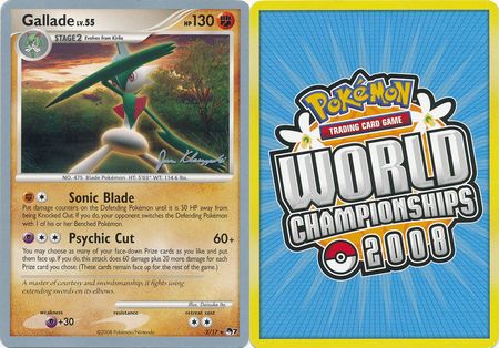 Gallade 2 17 2008 World Championship Card World Championship 2008 Singles Gallade 2 17 2008 World Championship Card World Championship 2008 Singles