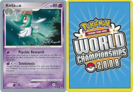 Kirlia 8 17 2008 World Championship Card Kirlia 8 17 2008 World Championship Card