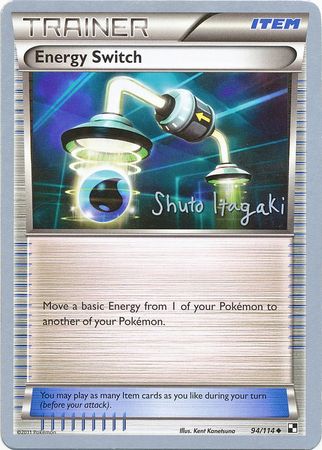 Energy Switch 94 114 2012 World Championship Card Energy Switch 94 114 2012 World Championship Card