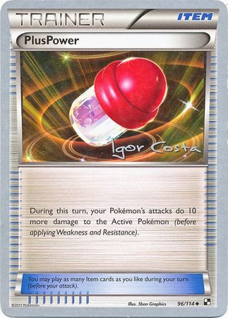PlusPower 96 114 2012 World Championship Card PlusPower 96 114 2012 World Championship Card