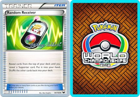 Random Receiver 99 108 2012 World Championship Card Random Receiver 99 108 2012 World Championship Card