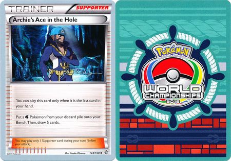 Archie s Ace in the Hole 124 160 2015 World Championship Card Archie s Ace in the Hole 124 160 2015 World Championship Card