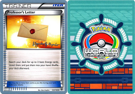 Professor s Letter 123 146 2015 World Championship Card World Championship 2015 Singles Professor s Letter 123 146 2015 World Championship Card World Championship 2015 Singles
