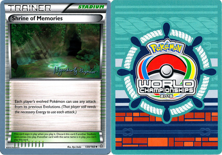 Shrine of Memories 139 160 2015 World Championship Card World Championship 2015 Singles Shrine of Memories 139 160 2015 World Championship Card World Championship 2015 Singles