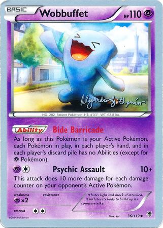 Wobbuffet 36 119 2015 World Championship Card World Championship 2015 Singles Wobbuffet 36 119 2015 World Championship Card World Championship 2015 Singles