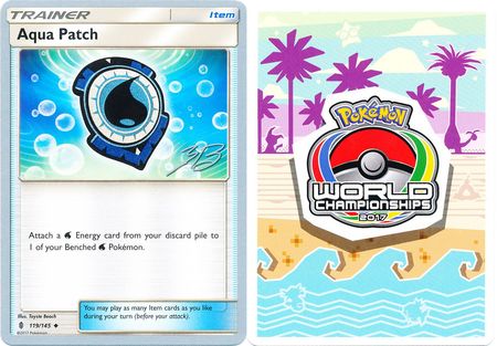Aqua Patch 119 145 2017 World Championship Card World Championship 2017 Singles Aqua Patch 119 145 2017 World Championship Card World Championship 2017 Singles
