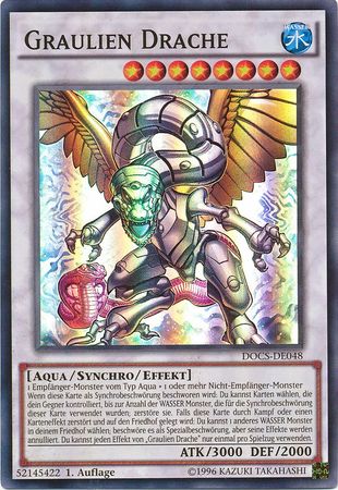 Graulien Drache DOCS DE048 Super Rare 1st Edition German Yugioh Cards Graulien Drache DOCS DE048 Super Rare 1st Edition German Yugioh Cards