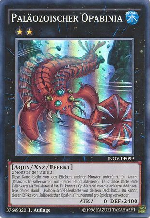 Palaozoischer Opabinia INOV DE099 Super Rare 1st Edition German Yugioh Cards Palaozoischer Opabinia INOV DE099 Super Rare 1st Edition German Yugioh Cards