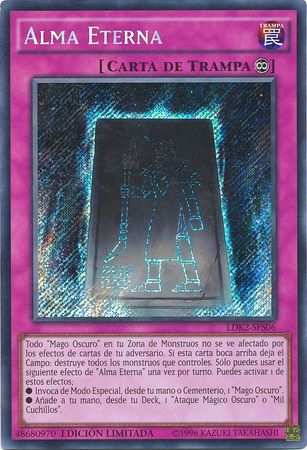 Alma Eterna LDK2 SPS06 Secret Rare Limited Edition Spanish Yugioh Cards Alma Eterna LDK2 SPS06 Secret Rare Limited Edition Spanish Yugioh Cards