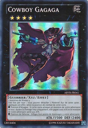 Cowboy Gagaga ABYR FR041 Super Rare Unlimited French Yugioh Cards Cowboy Gagaga ABYR FR041 Super Rare Unlimited French Yugioh Cards