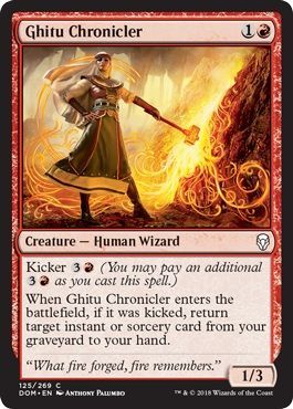 Ghitu Chronicler 125 269 Dominaria Singles Ghitu Chronicler 125 269 Dominaria Singles