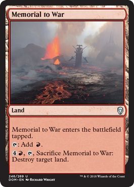 Memorial to War 246 269 Dominaria Singles Memorial to War 246 269 Dominaria Singles