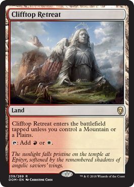 Clifftop Retreat 239 269 Dominaria Singles Clifftop Retreat 239 269 Dominaria Singles