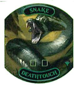 Snake MTG Relic Token Ultra Pro Magic the Gathering Relic Tokens Snake MTG Relic Token Ultra Pro Magic the Gathering Relic Tokens