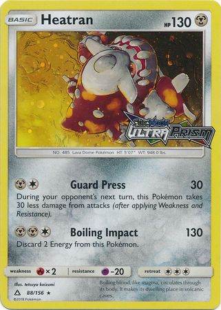 Heatran 88 156 Alternate Holo Promo Heatran 88 156 Alternate Holo Promo