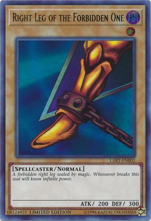 Right Leg of the Forbidden One - LART-EN002 - Ultra Rare (Sealed)