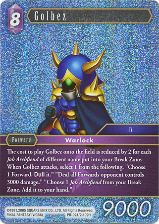 Golbez PR 024 2 109H Foil Promo Golbez PR 024 2 109H Foil Promo