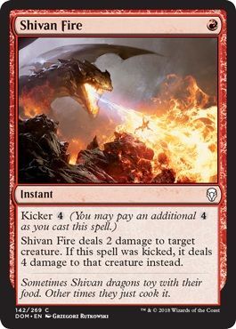 Shivan Fire 142 269 Dominaria Singles Shivan Fire 142 269 Dominaria Singles