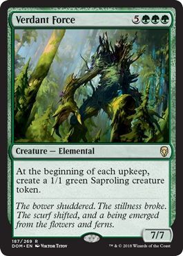 Verdant Force 187 269 Dominaria Singles Verdant Force 187 269 Dominaria Singles