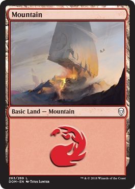 Mountain 263 269 Dominaria Singles Mountain 263 269 Dominaria Singles