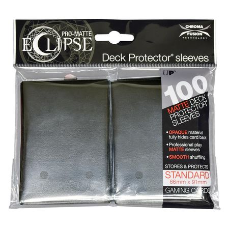 Ultra Pro PRO Matte Eclipse Jet Black 100ct Standard Sized Sleeves UP85601 Sleeves Ultra Pro PRO Matte Eclipse Jet Black 100ct Standard Sized Sleeves UP85601 Sleeves