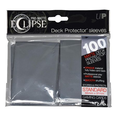 Ultra Pro PRO Matte Eclipse Smoke Grey 100ct Standard Sized Sleeves UP85611 Sleeves Ultra Pro PRO Matte Eclipse Smoke Grey 100ct Standard Sized Sleeves UP85611 Sleeves