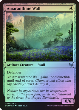 Amaranthine Wall 210 269 Foil Dominaria Foil Singles Amaranthine Wall 210 269 Foil Dominaria Foil Singles