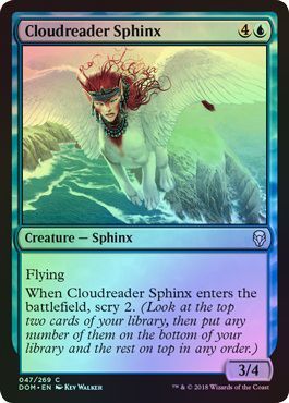 Cloudreader Sphinx 047 269 Foil Dominaria Foil Singles Cloudreader Sphinx 047 269 Foil Dominaria Foil Singles