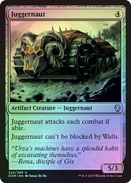 Juggernaut 222 269 Foil Dominaria Foil Singles Juggernaut 222 269 Foil Dominaria Foil Singles