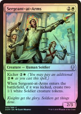 Sergeant at Arms 032 269 Foil Dominaria Foil Singles Sergeant at Arms 032 269 Foil Dominaria Foil Singles