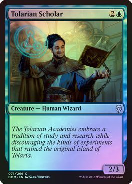 Tolarian Scholar 071 269 Foil Dominaria Foil Singles Tolarian Scholar 071 269 Foil Dominaria Foil Singles