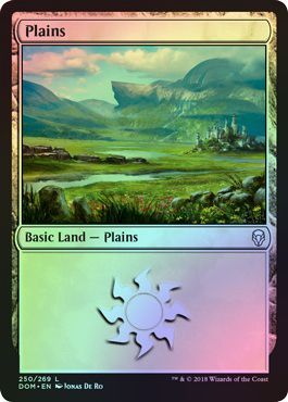 Plains 250 269 Foil Dominaria Foil Singles Plains 250 269 Foil Dominaria Foil Singles