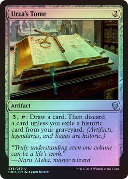 Urza s Tome 235 269 Foil Dominaria Foil Singles Urza s Tome 235 269 Foil Dominaria Foil Singles