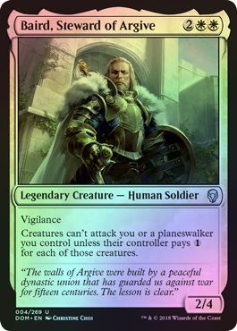Baird Steward of Argive 004 269 Foil Dominaria Foil Singles Baird Steward of Argive 004 269 Foil Dominaria Foil Singles