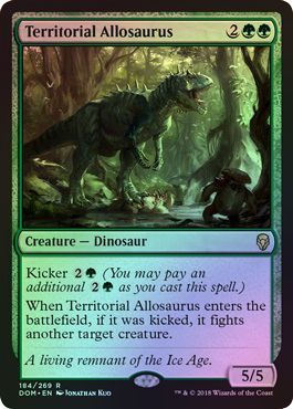 Territorial Allosaurus 184 269 Foil Dominaria Foil Singles Territorial Allosaurus 184 269 Foil Dominaria Foil Singles