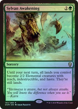 Sylvan Awakening 183 269 Foil Dominaria Foil Singles Sylvan Awakening 183 269 Foil Dominaria Foil Singles