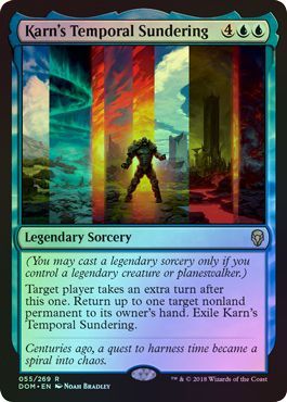 Karn s Temporal Sundering 055 269 Foil Dominaria Foil Singles Karn s Temporal Sundering 055 269 Foil Dominaria Foil Singles